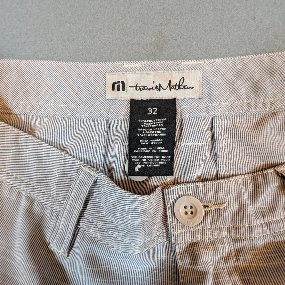 Travis Mathew Mens Size 32 Performance Golf Shorts Stretch Casual